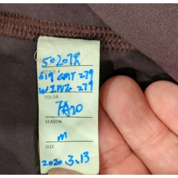 Spanx Every.Wear Contour Stripe in Wine/Orange Sample Size Medium - Picture 9 of 9